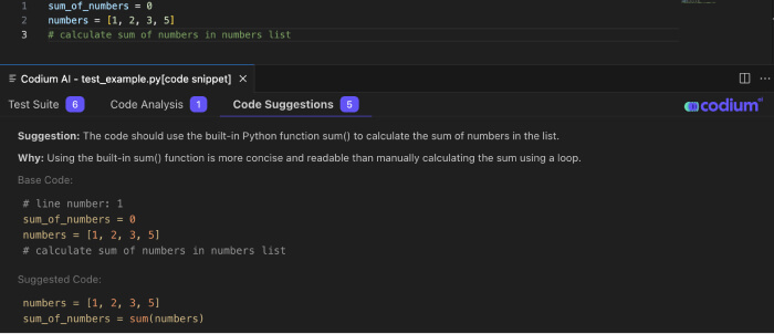 Intelligent code completion