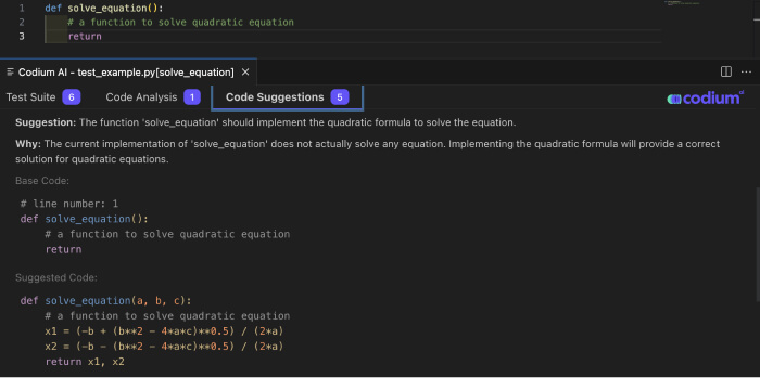 Intelligent code completion