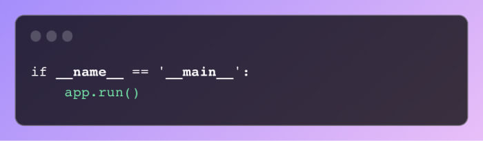Launching the Flask Application