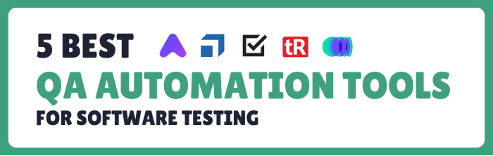 Best QA Automation Tools