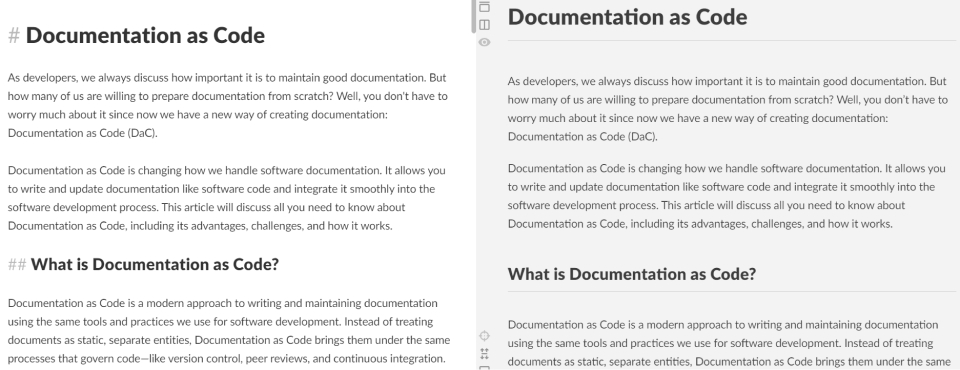 Documentation Writing