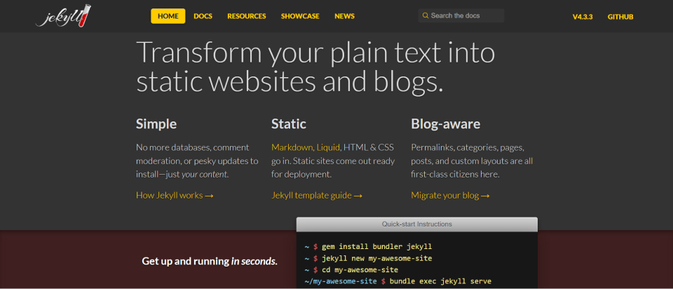 Static Site Generators