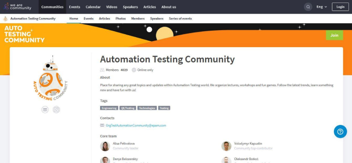 Automation Testing Community