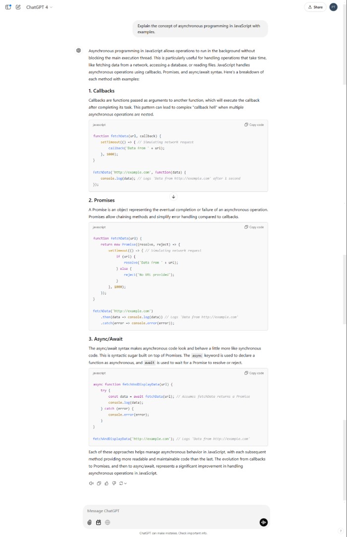 programming in JavaScript