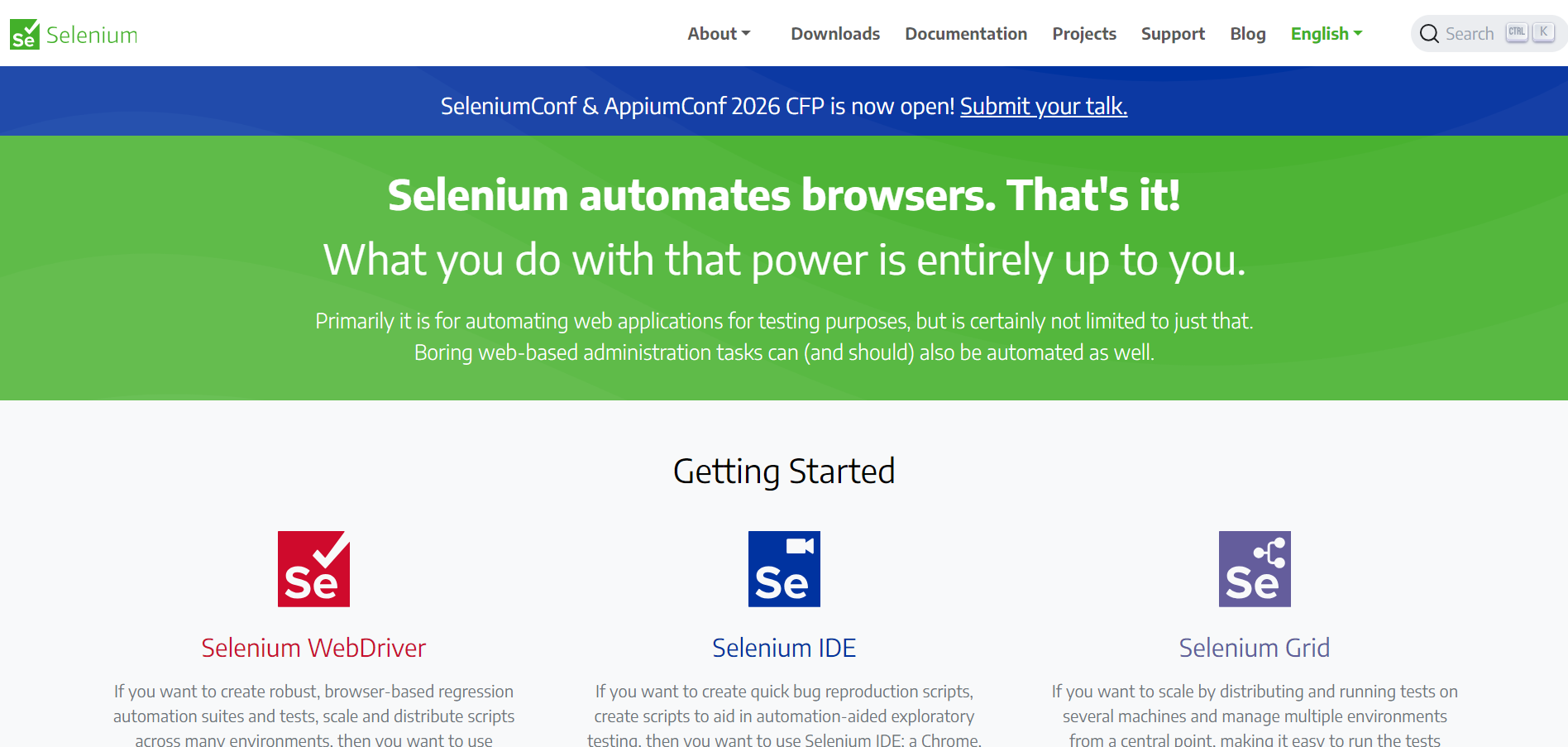 Selenium WebDriver