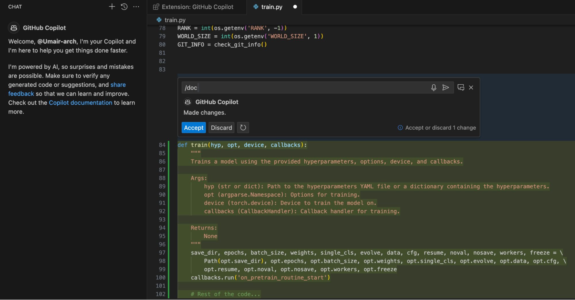 Experience with Github Copilot