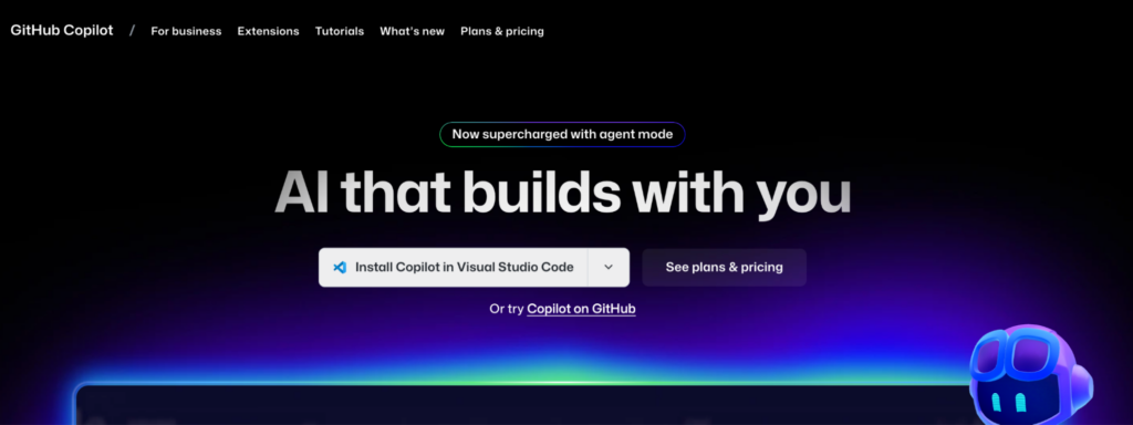 GitHub Copilot Website