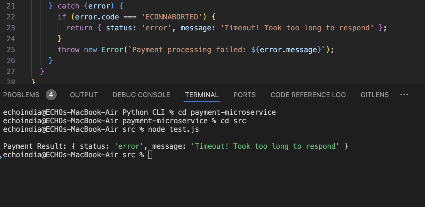 Timeout Handling Test