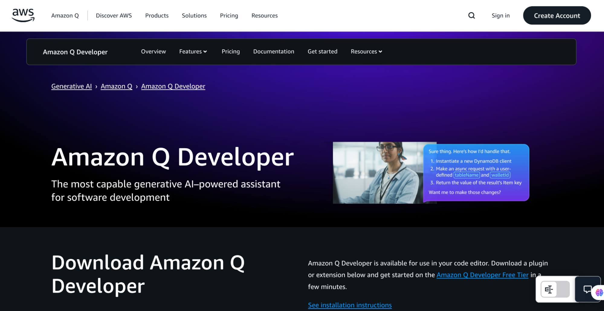 amazon q developer