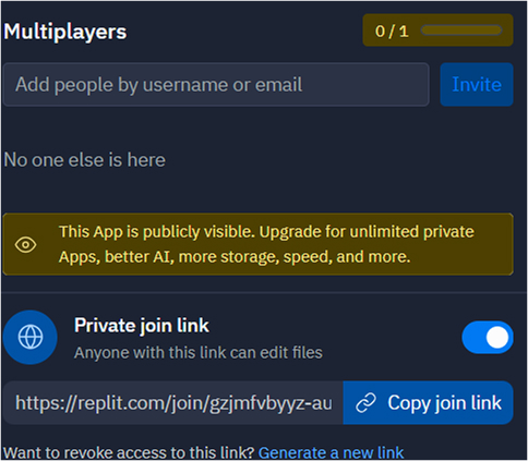 Collaboration & Workflow Integration: Replit 