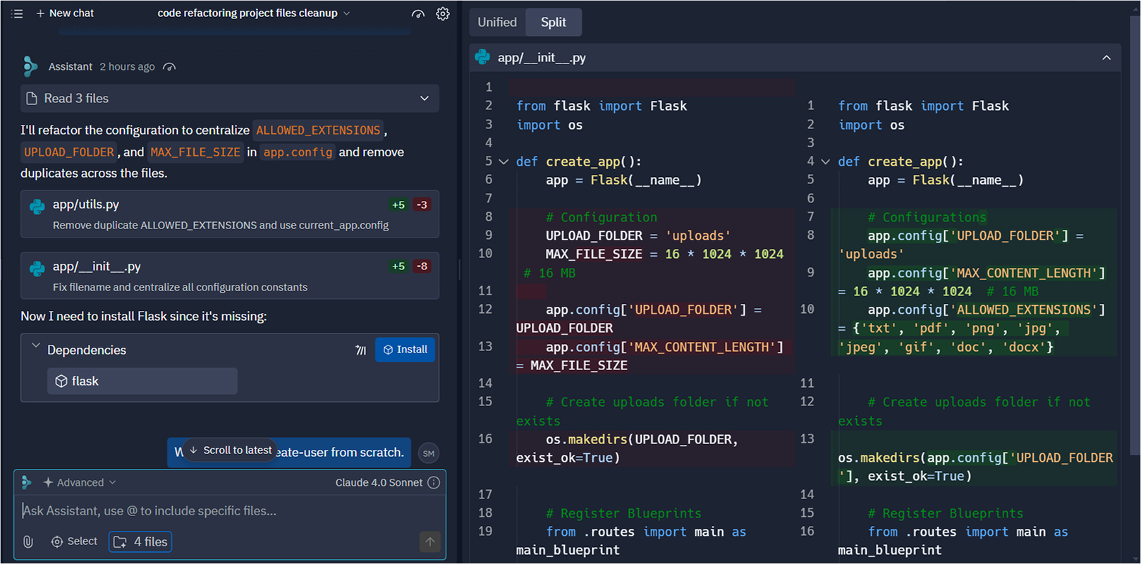 Refactoring & Multi-file Changes: Replit