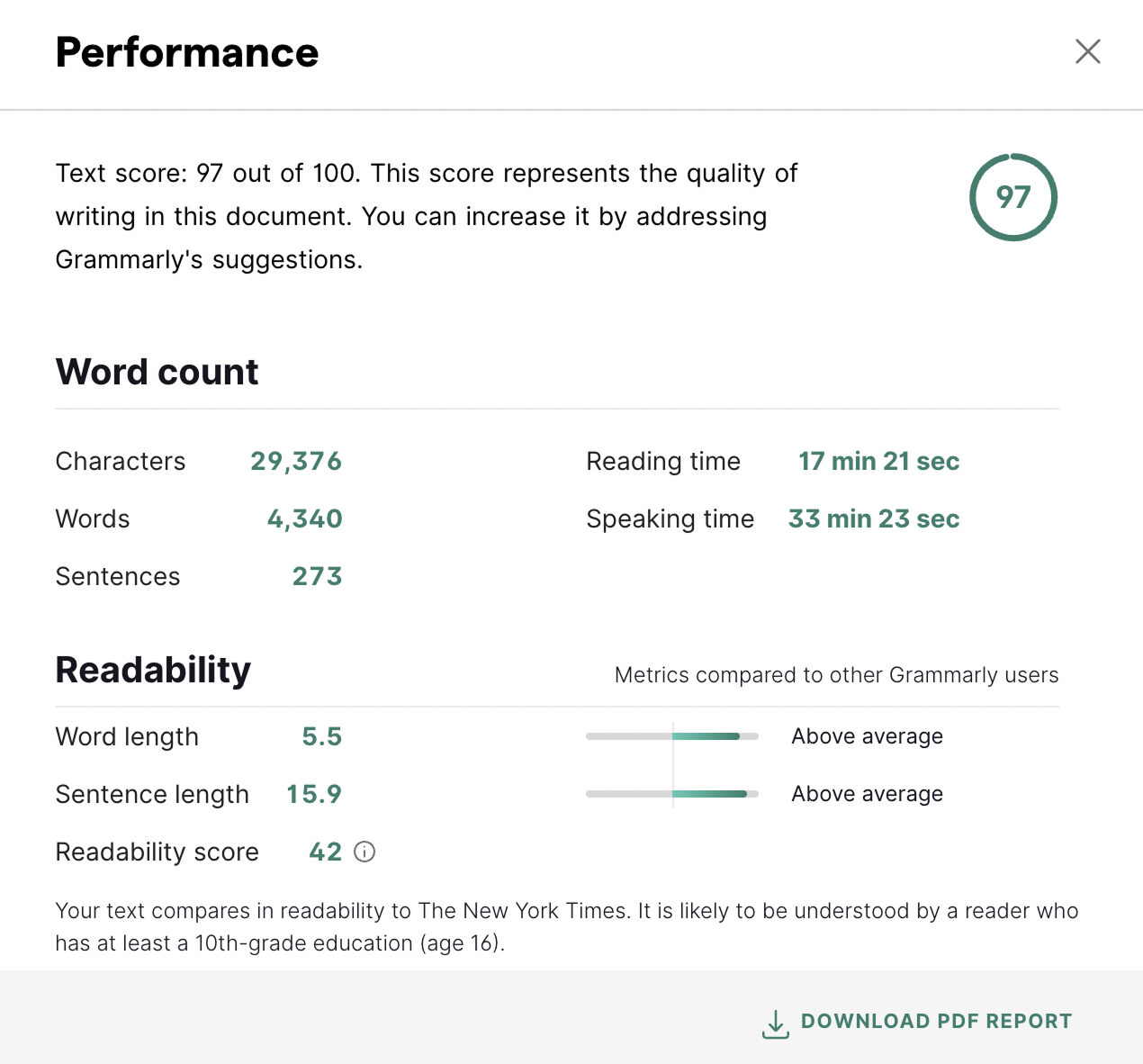 Performance Qodo