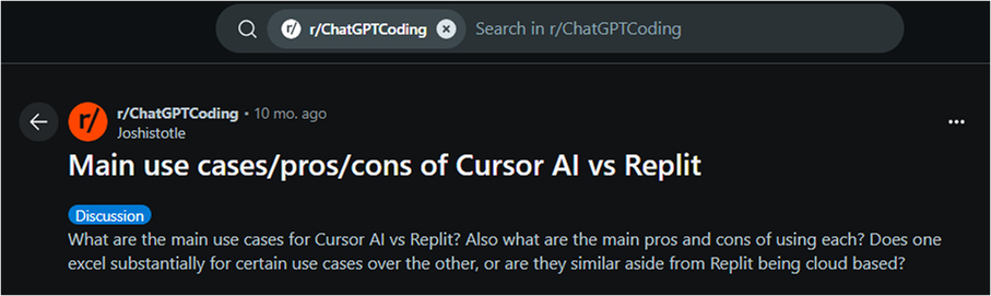 Replit vs Cursor