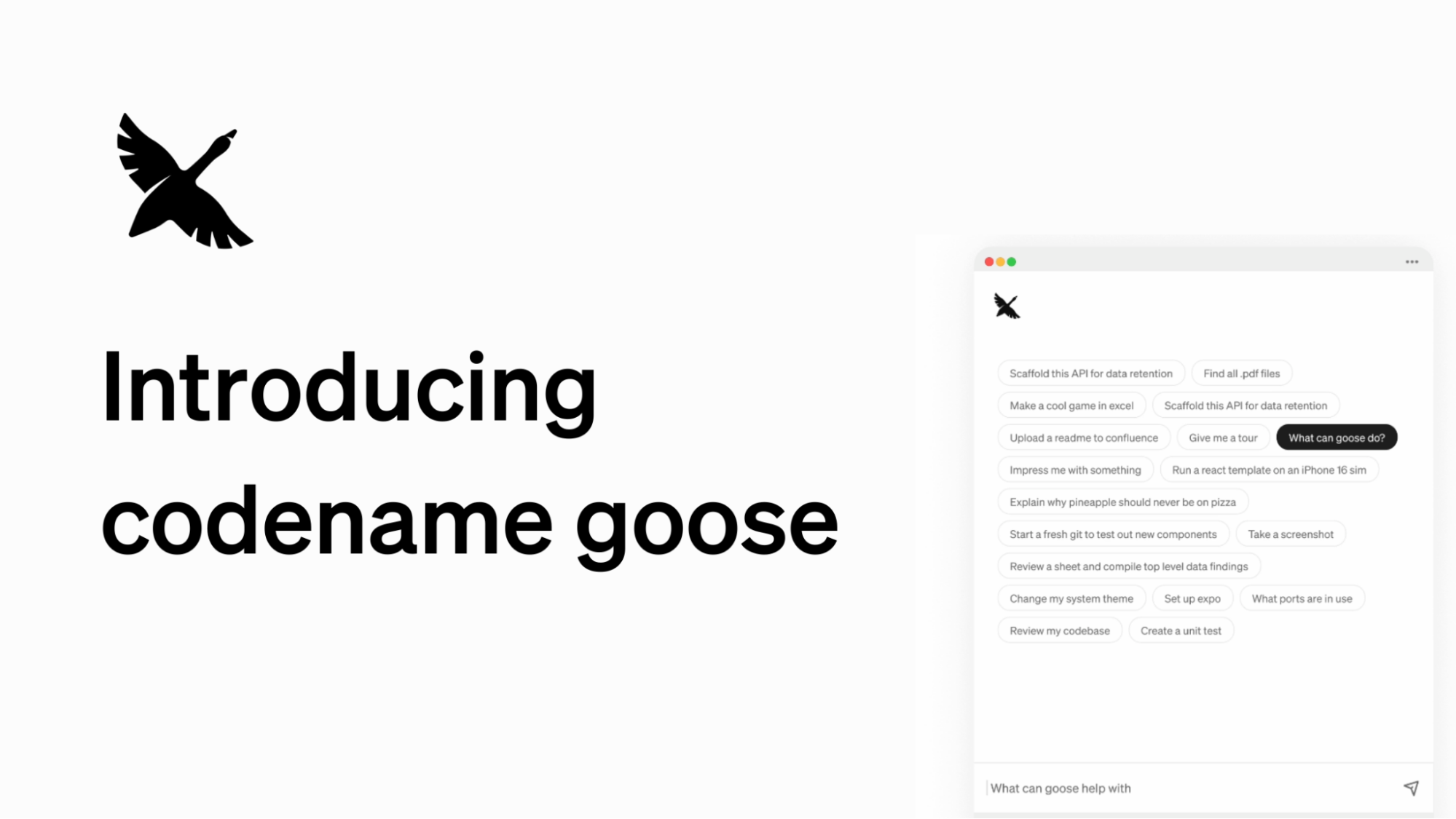 Goose CLI
