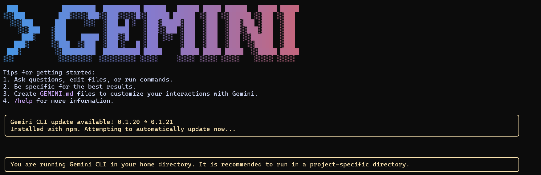 Gemini CLI 