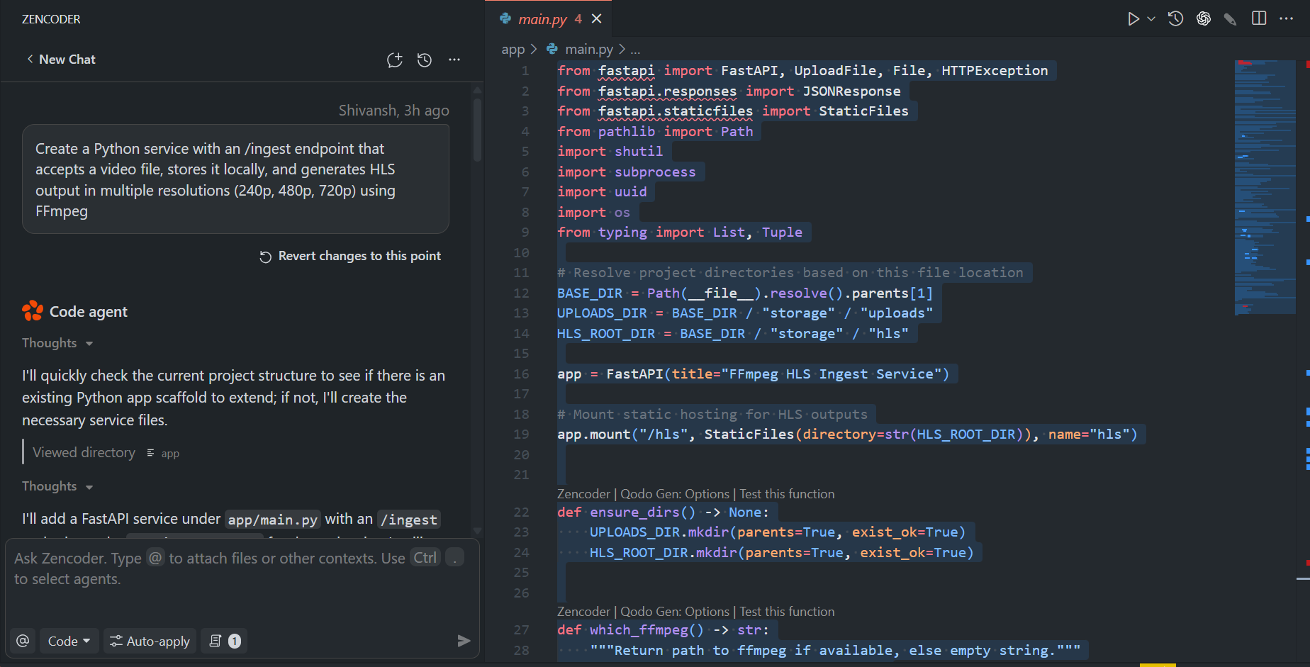 Zencoder: Adaptive HLS in Action