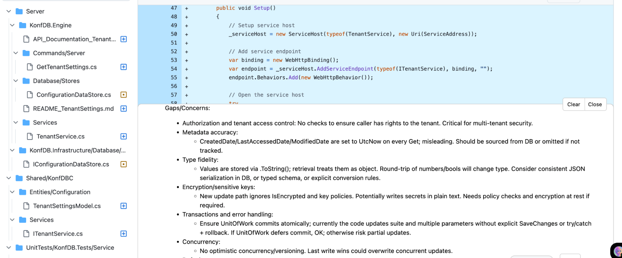 Qodo highlighted some gaps that can directly affect production, making the code non-mergeable:
