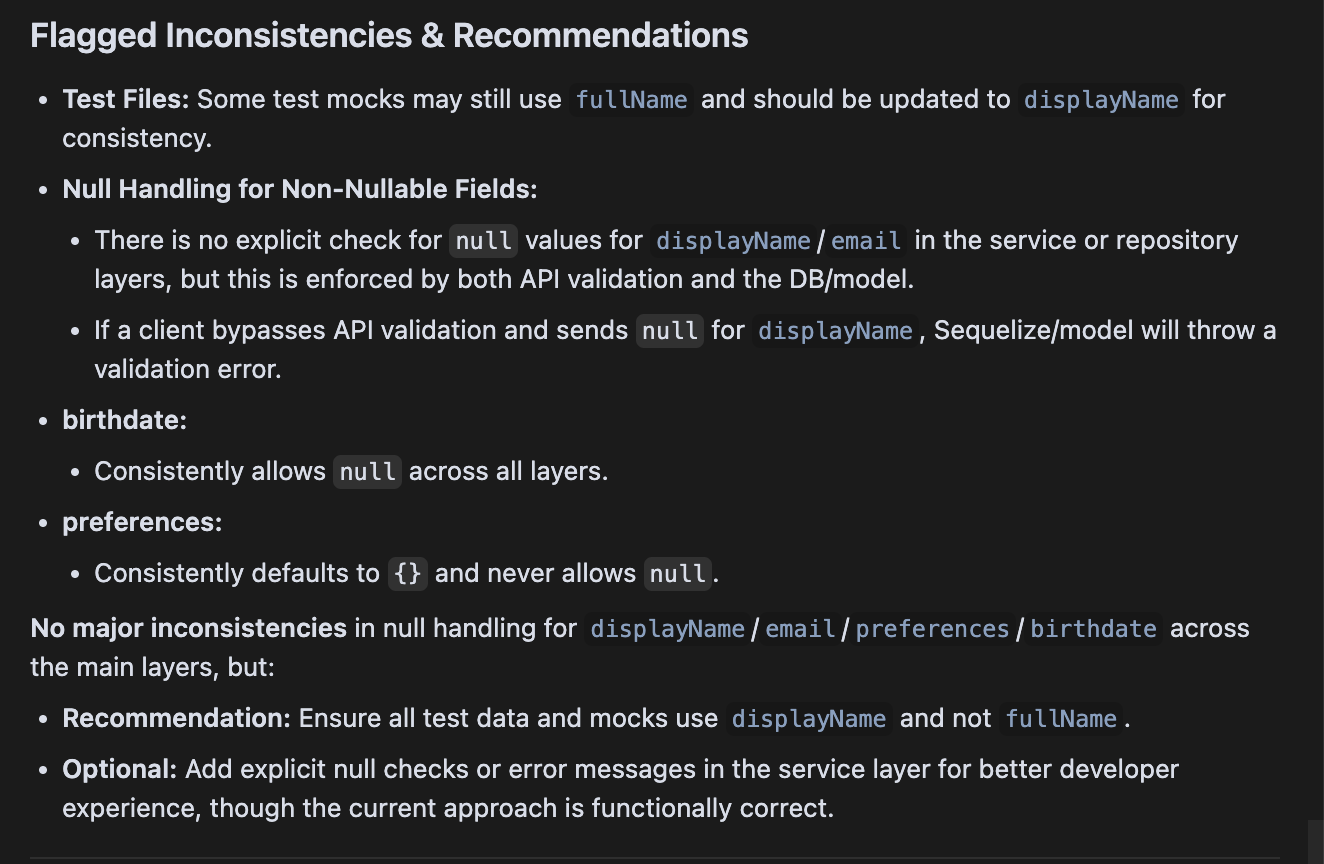 manual AI review on cursor
