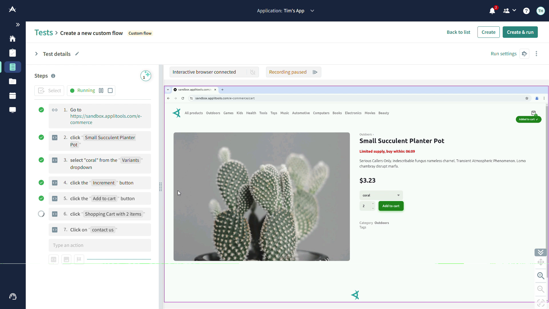 Visual Validation and Baseline Maintenance with Applitools