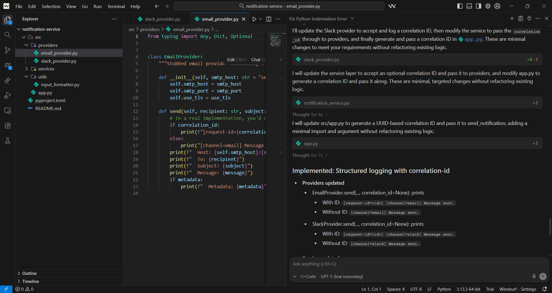 Windsurf’s context awareness