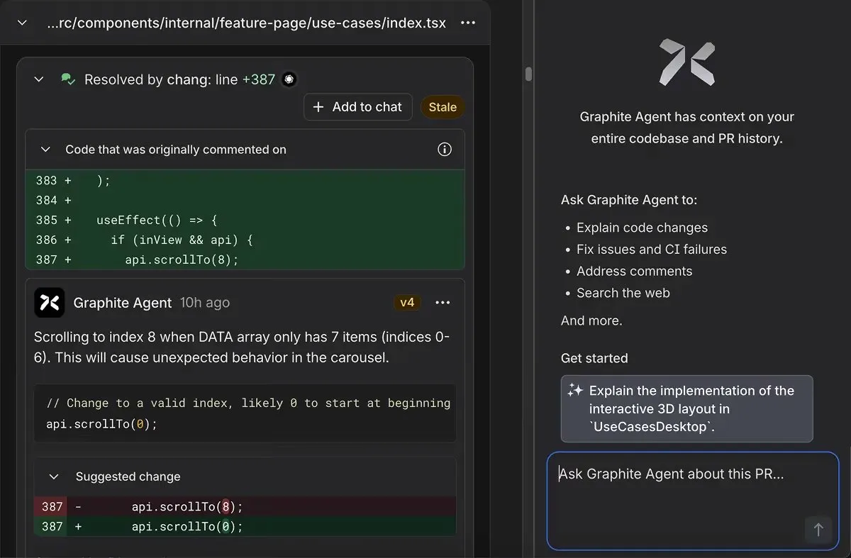 Graphite Agent immediately flagged 