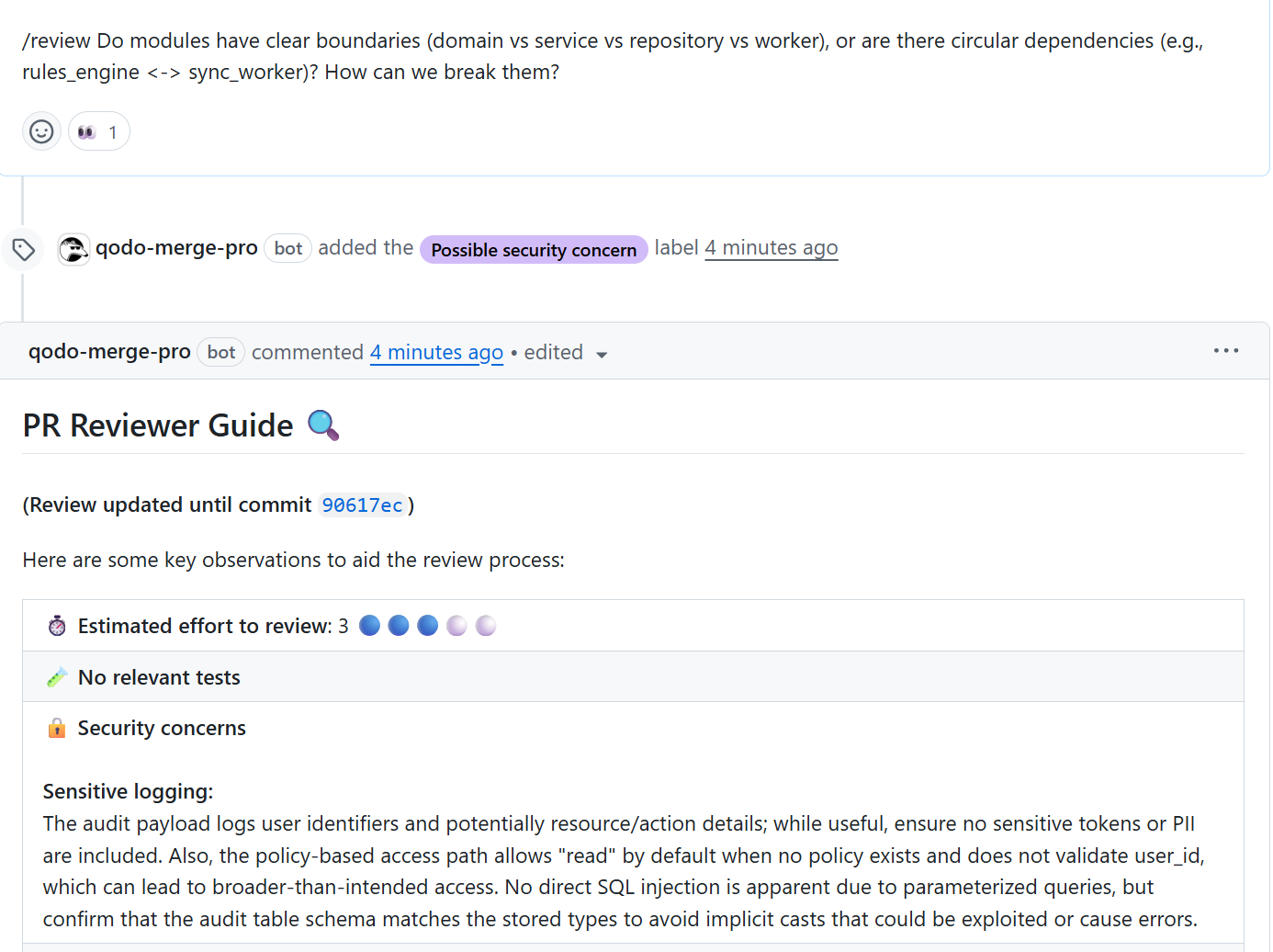 duplicated permission evaluation logic across