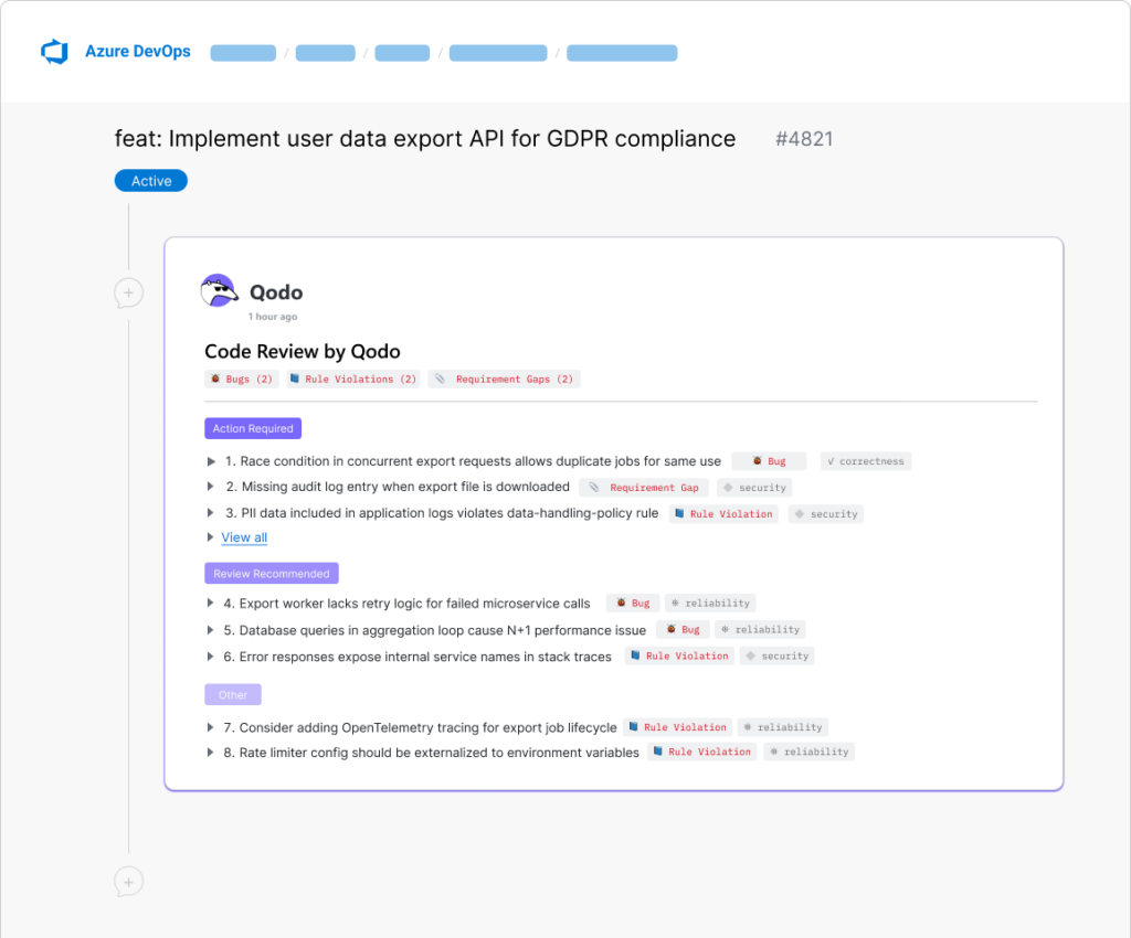 Qodo Now Supports Azure DevOps: Enterprise-Grade AI Code Review