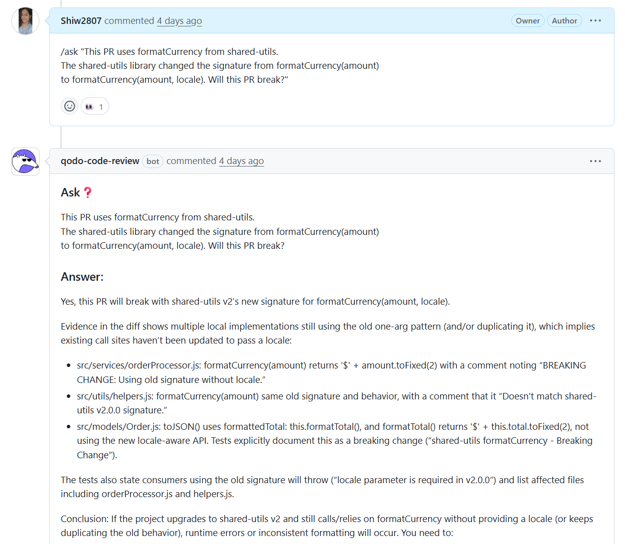 Cross-Repo Impact Analysis in Action