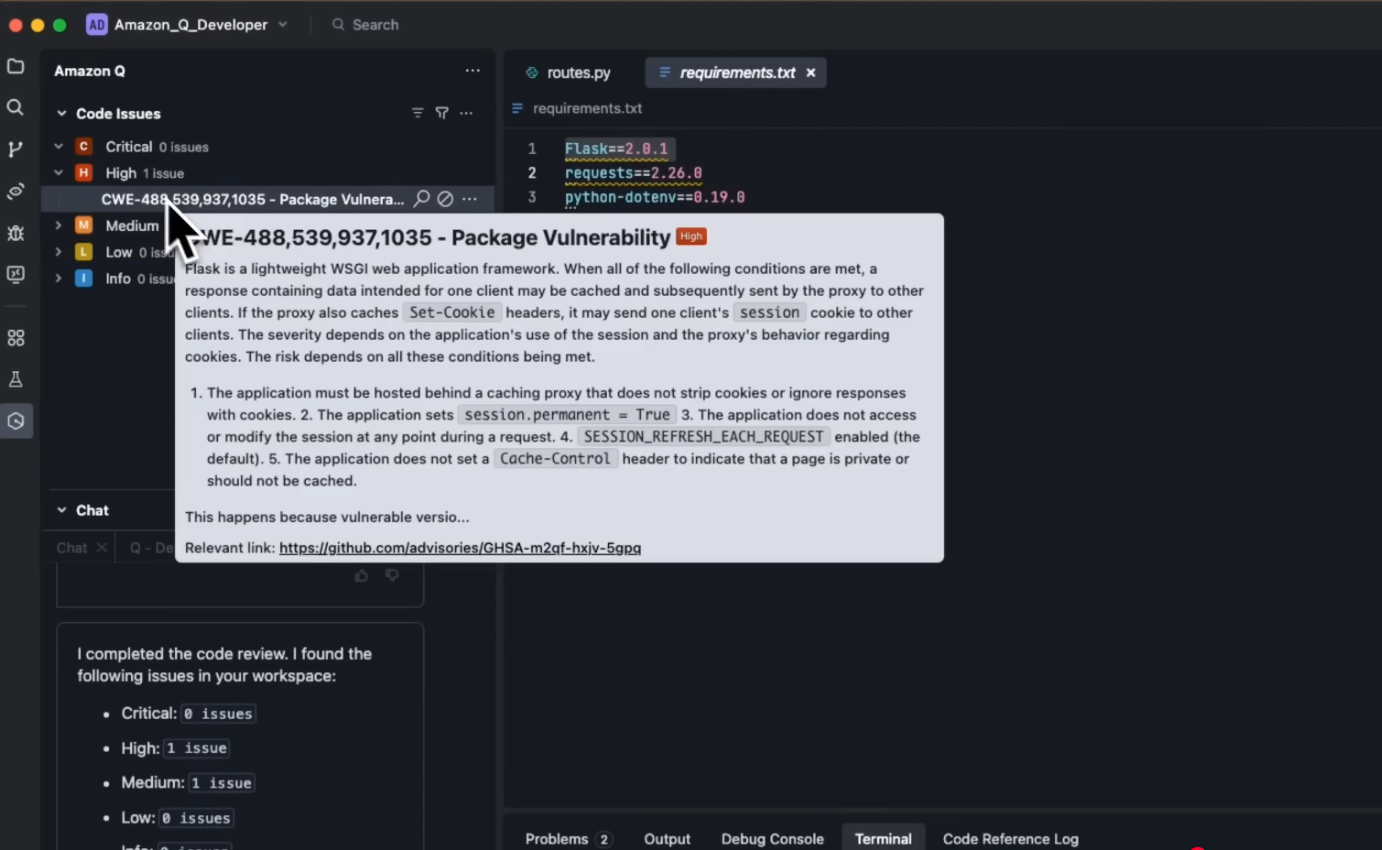 Dependency Vulnerability Detection