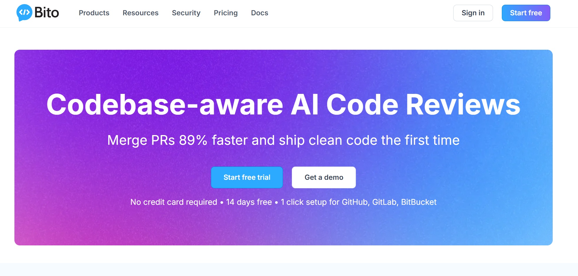 Bito AI Code Review Agent