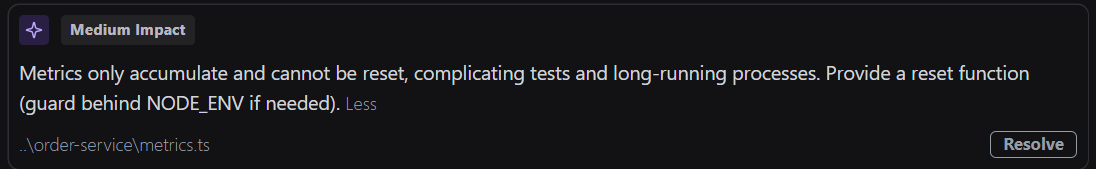 Metrics Accumulation Behavior