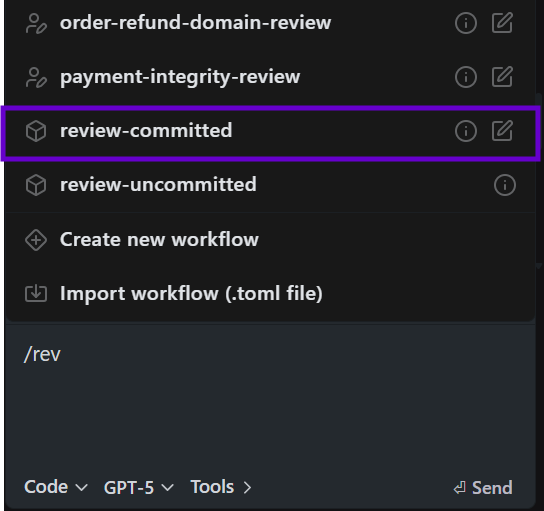 /review-committed: Branch-Level Analysis Before the PR 