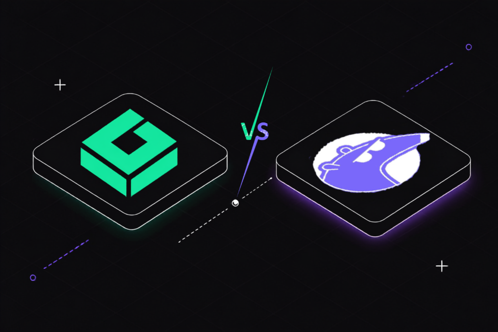 Greptile and Qodo logos illustrating a comparison of AI-powered code review platforms.